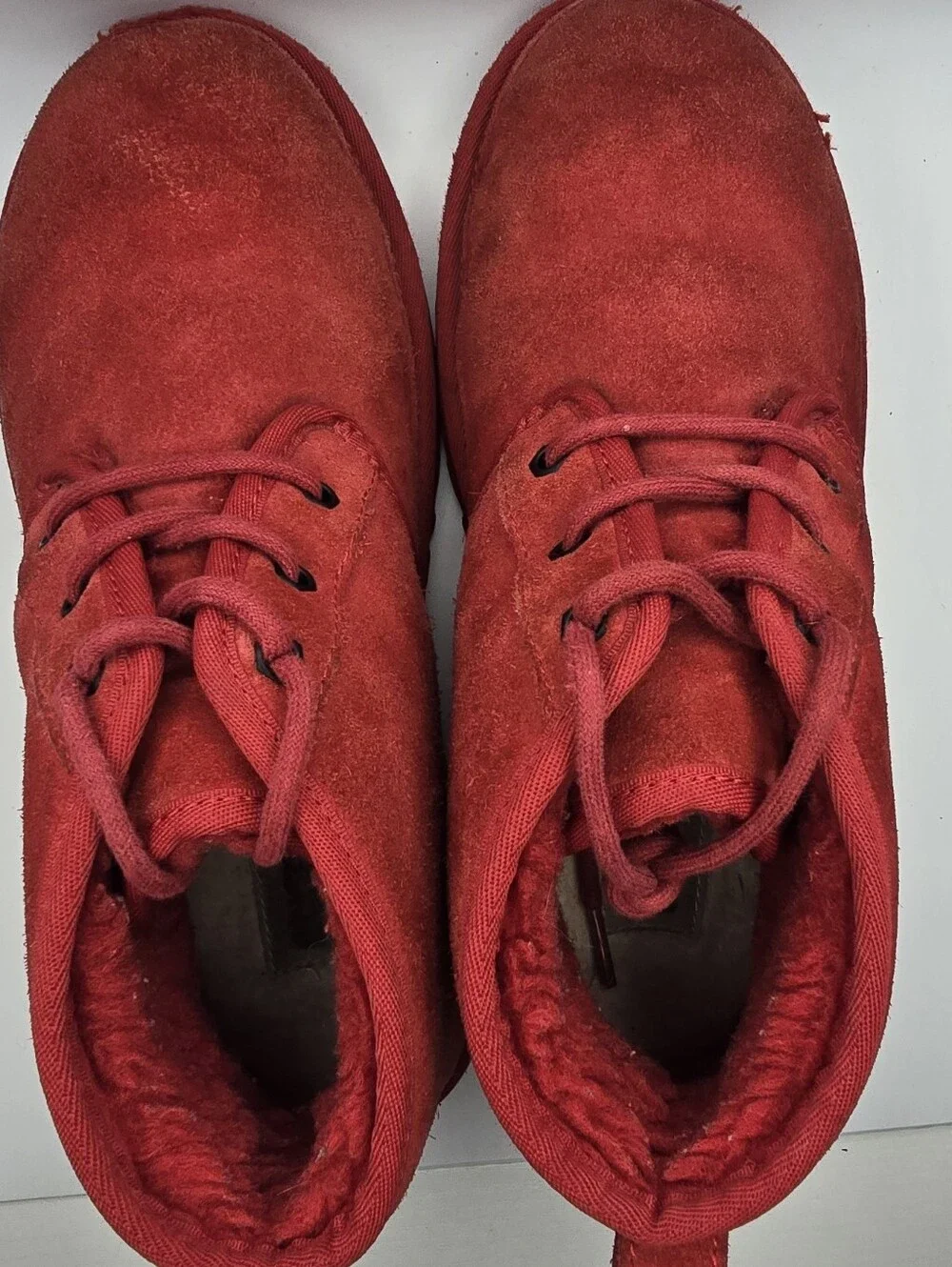 UGG Men's Red Suede Chukka Boots